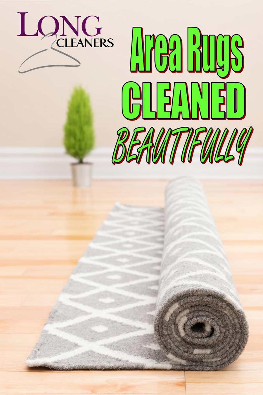 Area Rug Cleaning Services - Long Cleaners - Dayton Ohio - 937-866-4341